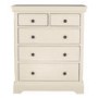 Savannah Double Bed 3 Piece Bedroom Set in Ivory/Cream