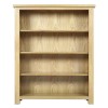 Office Bookcase Shelving Unit Solid Oak- Rustic Saxon Range