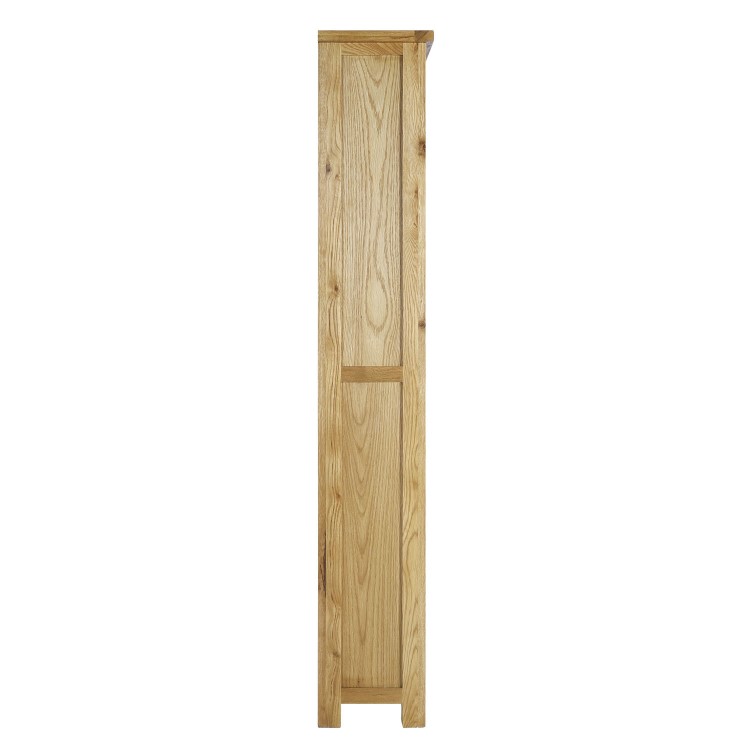 Office Tall Bookcase Shelving Unit - Rustic Saxon Range