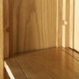 Office Tall Bookcase Shelving Unit - Rustic Saxon Range