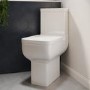 ALMOST PERFECT - Close Coupled Comfort Height Corner Toilet with Soft Close Seat - Seren