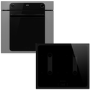 Smeg SF6200TSI Musa Electric Single Oven - Silver & SI2B22641D 60cm 4 Zone Induction Hob - Black