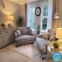 Grey Velvet 3 Seater & 2 Seater Sofa Set - Payton