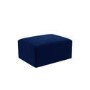Navy Velvet L Shaped Modular Sofa - Seats 3 - Hendrix