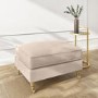 Beige Fabric 3 Seater Sofa and Footstool Set - Payton