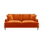 Orange Velvet Sofa Set - Payton