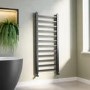Gunmetal Grey Towel Radiator 1200 x 500mm - Sonoran