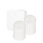 electriQ Smart TRV Valves (2 Pairs) with Zigbee Hub - White