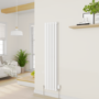 electriQ Smart TRV Valves (2 Pairs) with Zigbee Hub - White