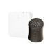 electriQ Smart TRV Valves (Single Pair) with Zigbee Hub - Black