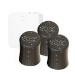 electriQ Smart TRV Valves (3 Pairs) with Zigbee Hub - Black