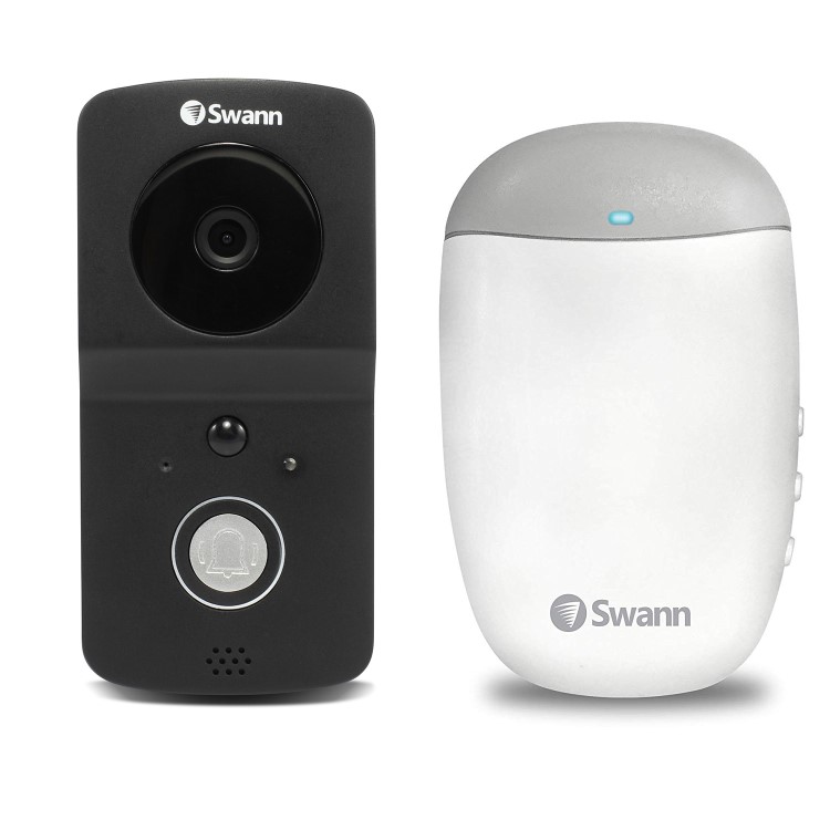 Swann 720p HD WiFi Video Doorbell with Chime Unit