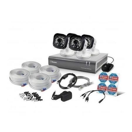 Swann CCTV System - 4 Channel 720p DVR with 4 x 720p Cameras 1TB HDD & Professional Installation