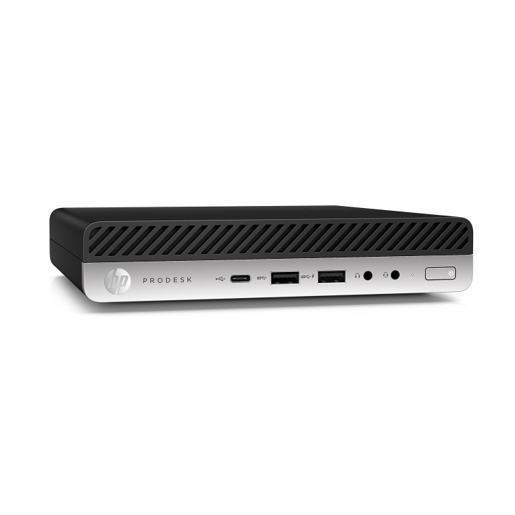 Refurbished HP Prodesk 600 G4  Windows 11 Professional Mini Desktop with electriQ 28" 4K UHD  Monitor 