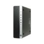 Refurbished HP EliteDesk 800 G3 SFF Windows 10 Pro Desktop with electriQ Eiq-24FHD75IS - 23.8" FHD Monitor