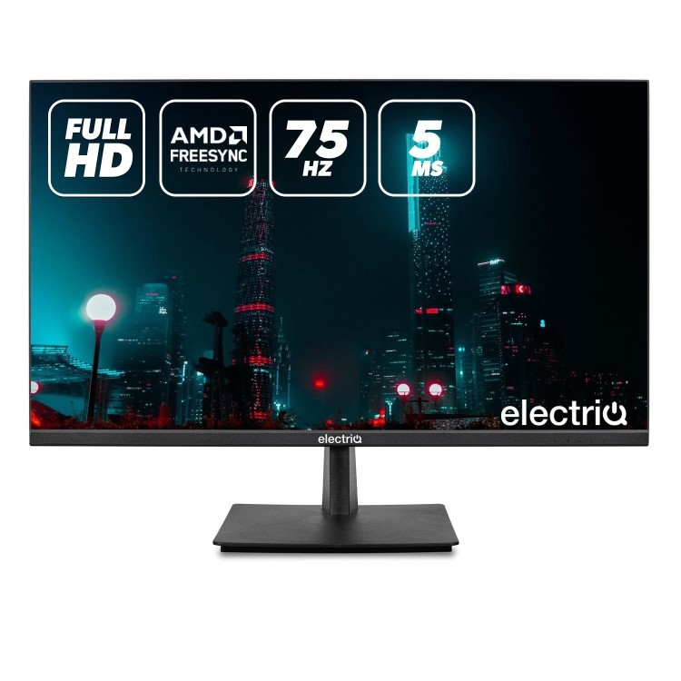Refurbished HP EliteDesk 800 G3 SFF Windows 10 Pro Desktop with electriQ Eiq-24FHD75IS - 23.8" FHD Monitor