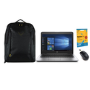 Refurbished HP EliteBook 840 G3 Ultrabook Core i5 6th gen 8GB 256GB 14 Inch Windows 10 Pro Laptop with Laptop Backpack with Genius NX-7000 Wireless Mouse Black