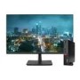 Refurbished Lenovo ThinkCentre M910Q Windows 10 Pro Tiny PC with electriQ eiQ-27MF75I 27" IPS FHD Monitor
