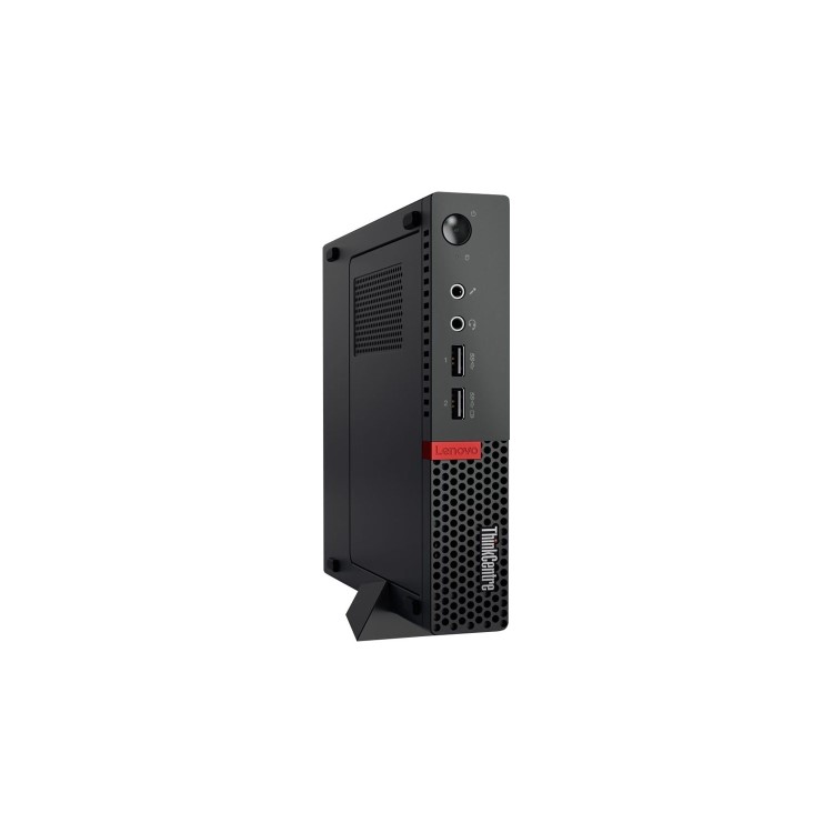 Refurbished Lenovo ThinkCentre M910Q Windows 10 Pro Tiny PC with electriQ eiQ-27MF75I 27" IPS FHD Monitor
