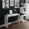 White Office Desk in High Gloss - Artemis Range
