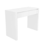 Small White Gloss Office Desk with Drawers - Tiffany