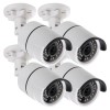 electriQ 1080p HD Additional CCTV Camera - 4 Pack