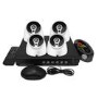 GRADE A1 - electriQ CCTV System - 4 Channel 1080p DVR with 4 x 720p Dome Cameras - Hard Drive Required