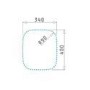 GRADE A2 - Single Bowl Undermount Chrome Stainless Steel Kitchen Sink - Ava