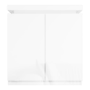 High Gloss White Storage Sideboard with LED Lighting - Vivienne