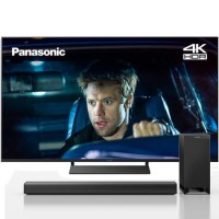 Panasonic TX-65GX800B 65" 4K Ultra HD HDR10+ Smart LED TV with Soundbar & Subwoofer
