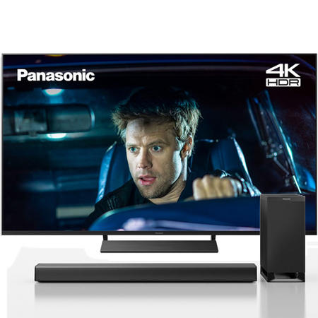 Panasonic TX-65GX800B 65" 4K Ultra HD HDR10+ Smart LED TV with Soundbar & Subwoofer