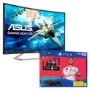ASUS VA326HR 32" Full HD 144Hz Curved Monitor with Sony PS4 500GB FIFA 20  + Dual Shock Controller Bundle