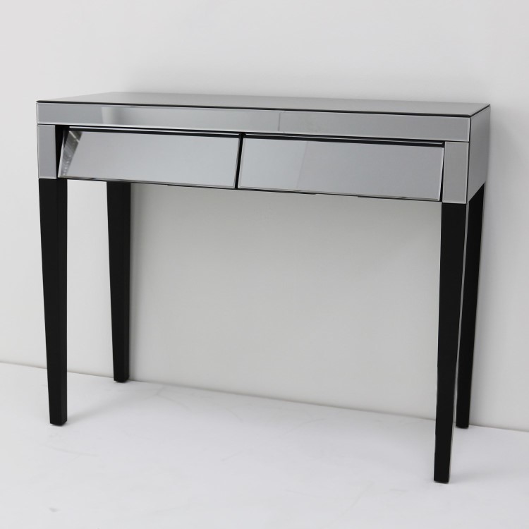 Valentina Venetian Grey Mirrored Console Table