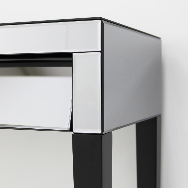Valentina Venetian Grey Mirrored Console Table