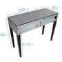 Valentina Venetian Grey Mirrored Console Table