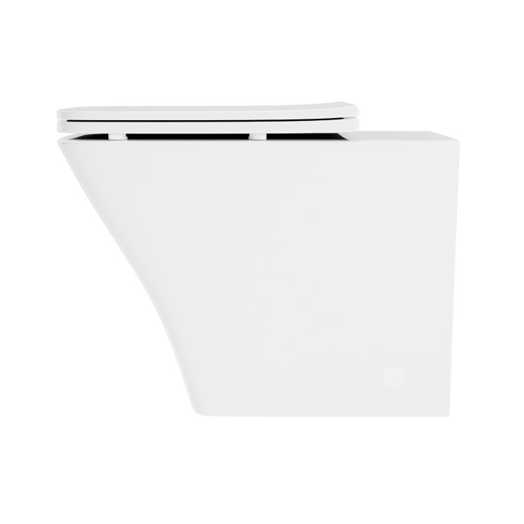 Grade A1 - Back To Wall Rimless Toilet with Soft Close Seat - Boston