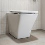 Grade A1 - Back To Wall Rimless Toilet with Soft Close Seat - Boston