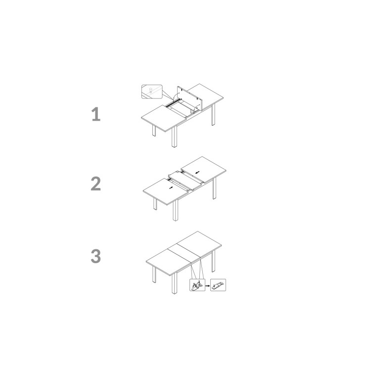 White Goss Extendable Dining Table with 2 Grey Velvet Dining Chairs and Matching Bench - Kaylee