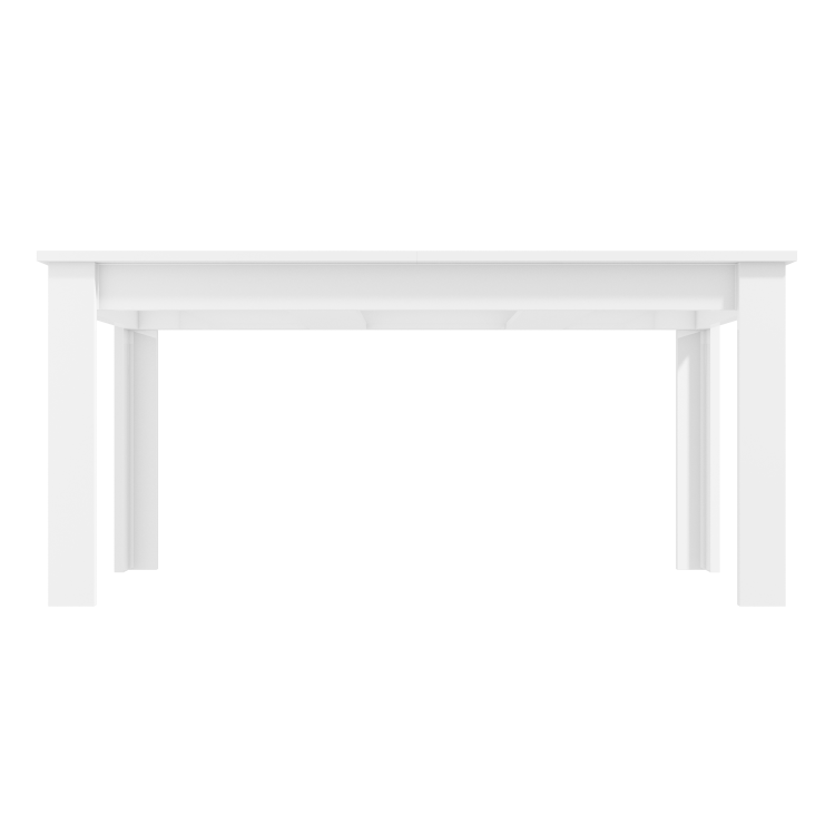 White Gloss Extending Dining Table Set with 2 Grey Velvet Chairs & 1 Bench - Seats 4 - Vivienne