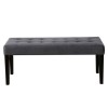 Flip Top Dining Table in Black High Gloss with 2 Grey Velvet Chairs &amp; 1 Bench - Vivienne &amp; Kaylee