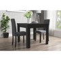 Vivienne Matt Black Dining Table - Seats 2 - 4