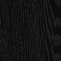 Large Black Oak Extendable Dining Table - Seats 6 - 8 - Wave