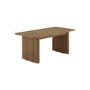 Large Rustic Oak Extendable Dining Table - Seats 6 - 8 - Wave