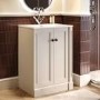 600mm Beige Freestanding Vanity Unit with Basin - Windsor