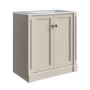 800mm Beige Freestanding Vanity Unit with Basin - Windsor