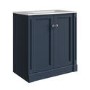 800mm Blue Freestanding Vanity Unit with Basin - Windsor