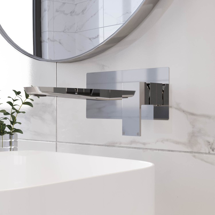 ALMOST PERFECT - Chrome Wall Mounted Bath Tap - Zana