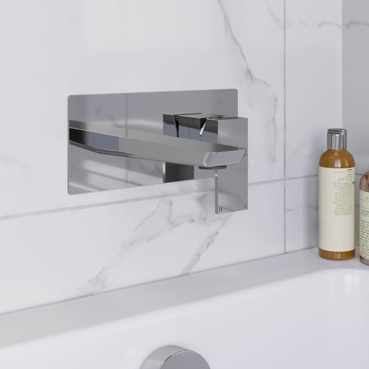 ALMOST PERFECT - Chrome Wall Mounted Bath Tap - Zana
