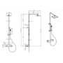 Gunmetal Grey Basin And Bath Tap Pack - Zana