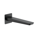 ZMBSPOUT Matt Black Wall Mounted Bath Spout - Zana